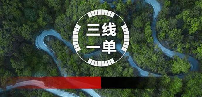 三線一單